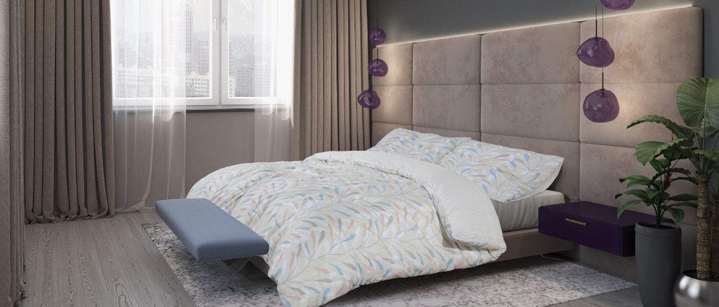 Woven percale sheet sets and hospitality bed linens from a Pakistan home textile manufacturer